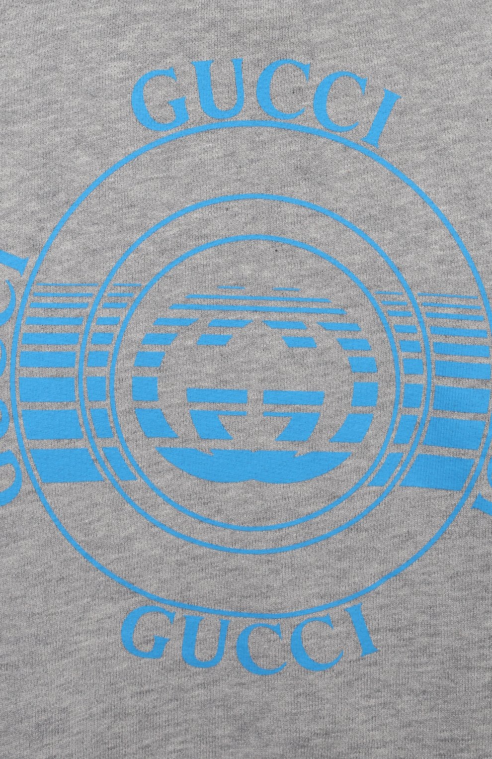 Хлопковое худи GUCCI серого цвета по цене 24450 руб., арт. 548305/XJC7E, фото 3 Хлопковое худи GUCCI, арт. 548305/XJC7E, фото 3