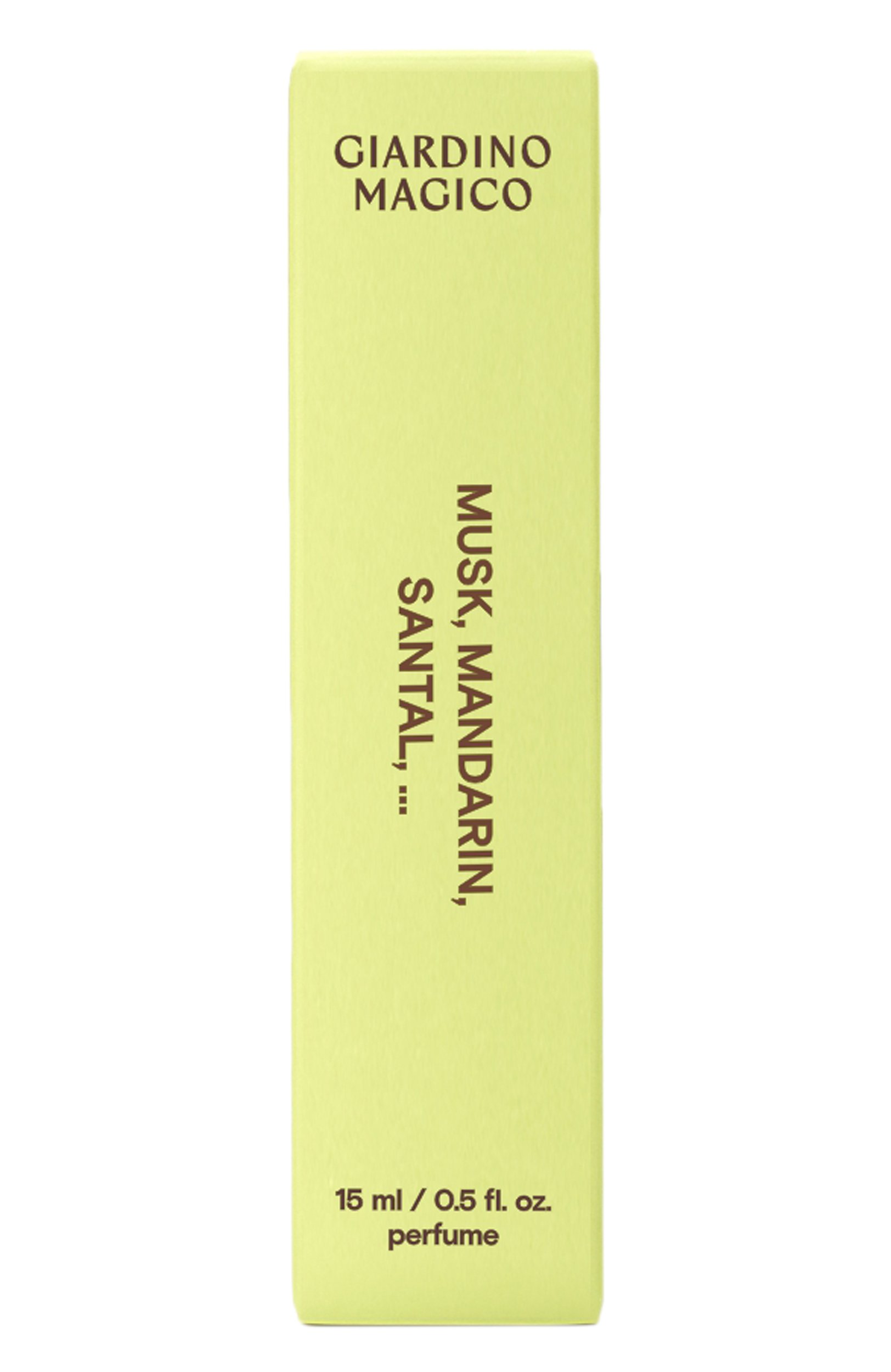 Концентрированные духи musk mandarin santal (15ml) GIARDINO MAGICO, арт. 4660222283634, фото 4
