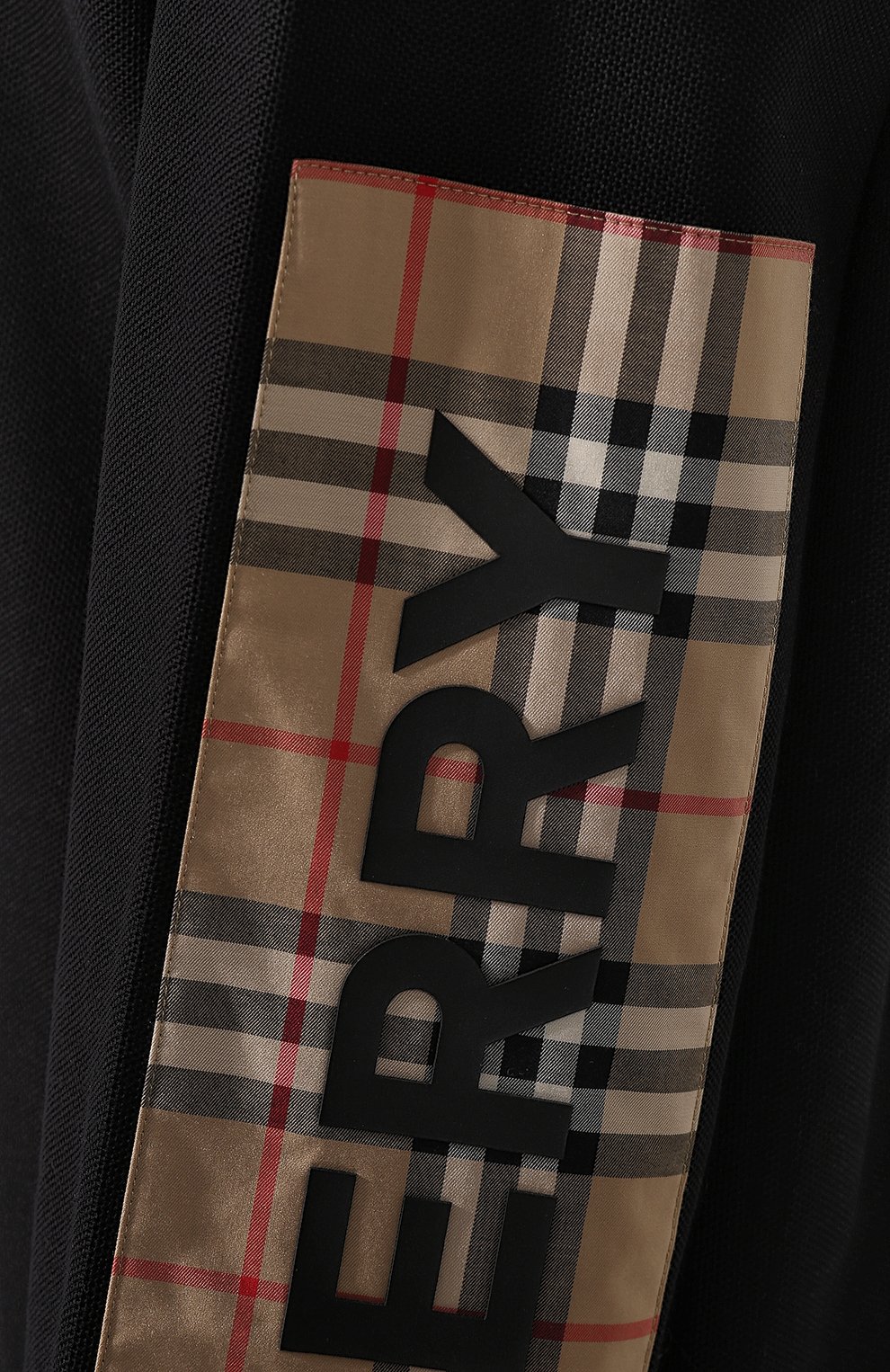 Хлопковое поло BURBERRY черного цвета по цене 66900 руб., арт. 8024542, фото 5 Хлопковое поло BURBERRY, арт. 8024542, фото 5