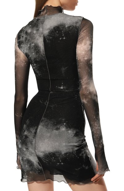 Платье VERSACE JEANS COUTURE, арт. 73HA0903-73DP903 TULLE ST PRINT SPACE/JS107, фото 4