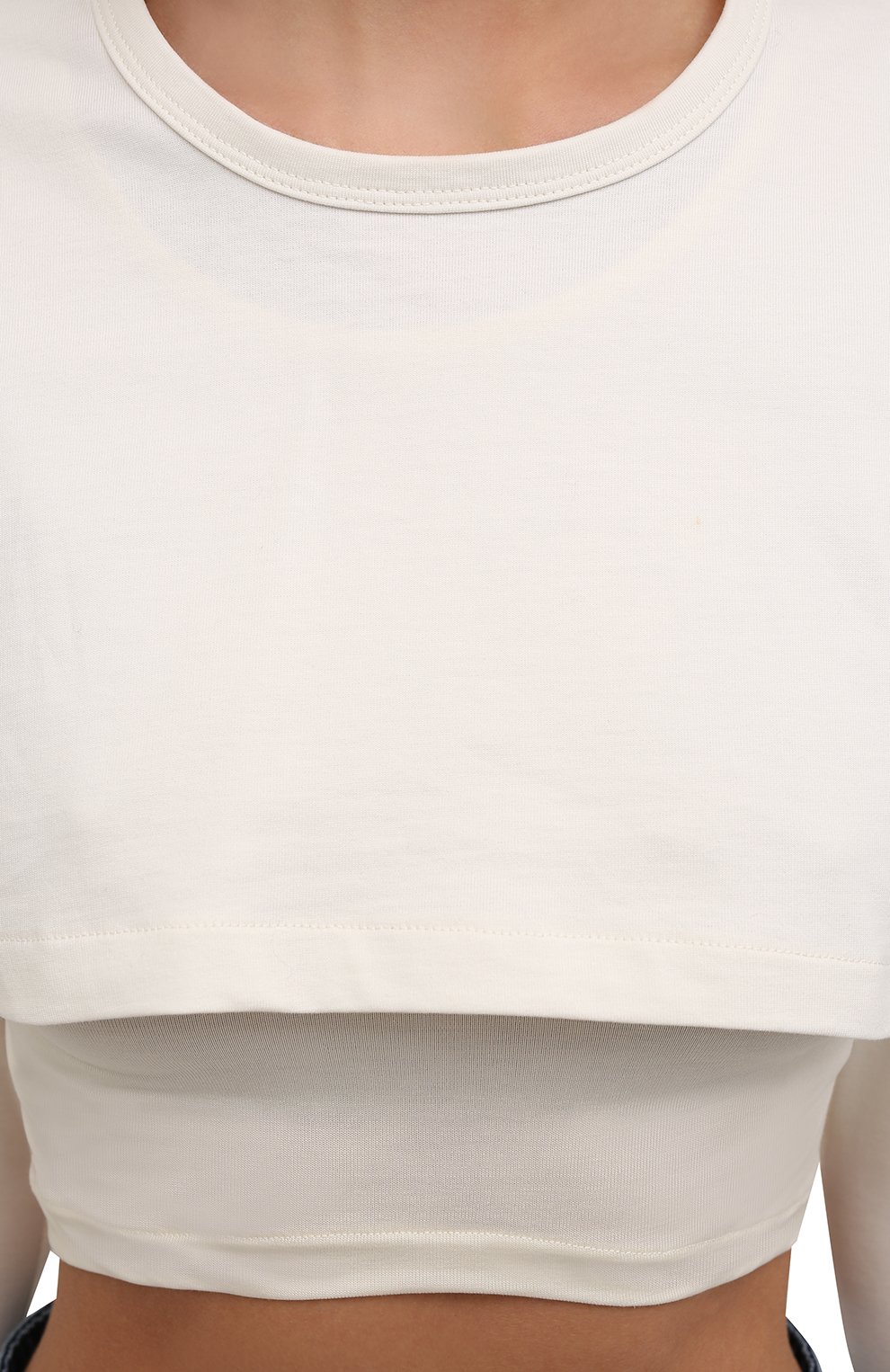 Топ JACQUEMUS кремового цвета по цене 22900 руб., арт. 213JS100-2450, фото 5 Топ JACQUEMUS, арт. 213JS100-2450, фото 5