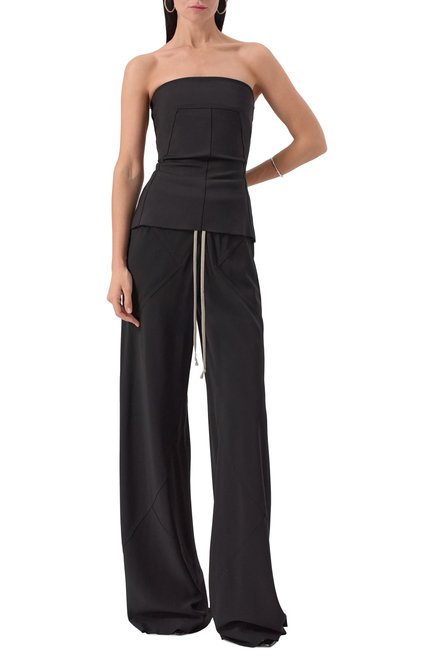 Женский шерстяной топ-корсет RICK OWENS, арт. RP02E4127/WST