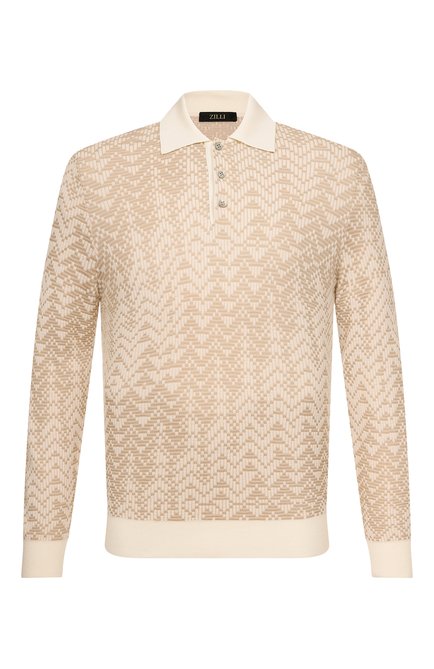 Мужская поло из шерсти и шелка ZILLI, арт. KBP001M0230VRAWA0