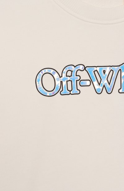 Хлопковый свитшот OFF-WHITE, арт. 0GBA001S25FLE001/12+, фото 3