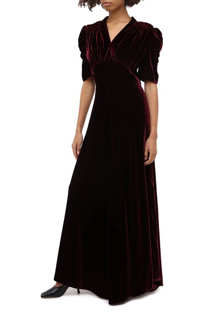Бархатное платье VIKA GAZINSKAYA, арт. FW20-1393, фото 3