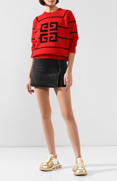 Кожаные кроссовки superqueen DOLCE & GABBANA, арт. CK1649/AK336, фото 2