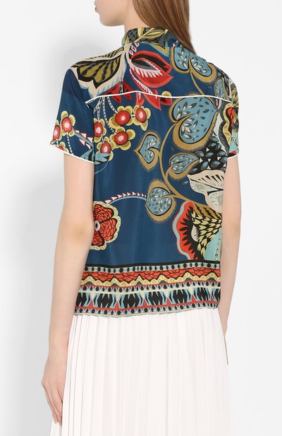 Шелковая рубашка REDVALENTINO, арт. TR0AA0V5/505, фото 4