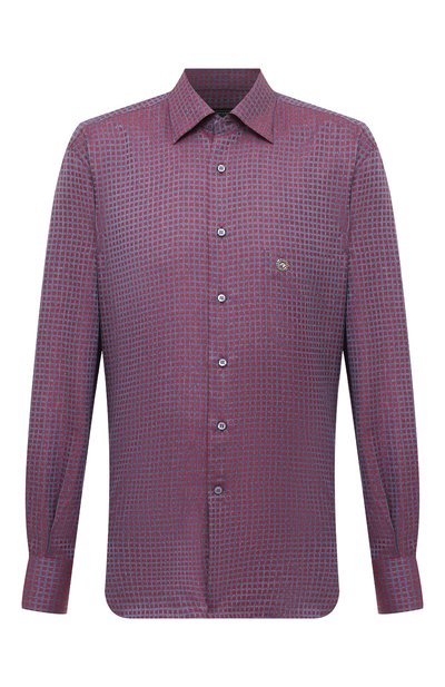 Мужская рубашка из хлопка и льна STEFANO RICCI, арт. MC007077/R2770