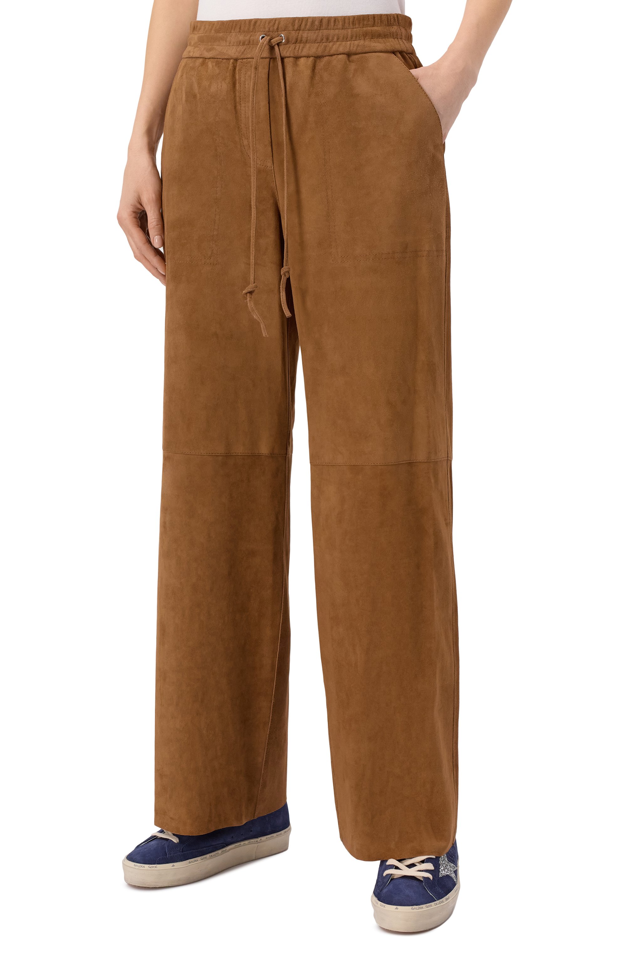 Замшевые брюки P.A.R.O.S.H., арт. D230792, фото 3