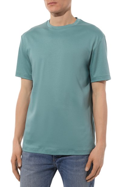 Хлопковая футболка GIORGIO ARMANI, арт. 6LSM90/SJTKZ, фото 3