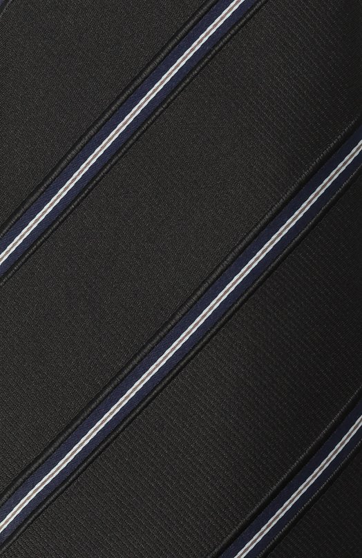 Галстук из шелка и хлопка Giorgio Armani GM000800/TE16570 Чёрный  GM000800/TE16570 Фото 4