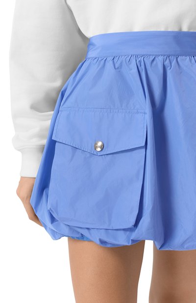 Юбка MSGM голубого цвета по цене 42200 руб., арт. 4041MDD04/267107, фото 5 Юбка MSGM, арт. 4041MDD04/267107, фото 5