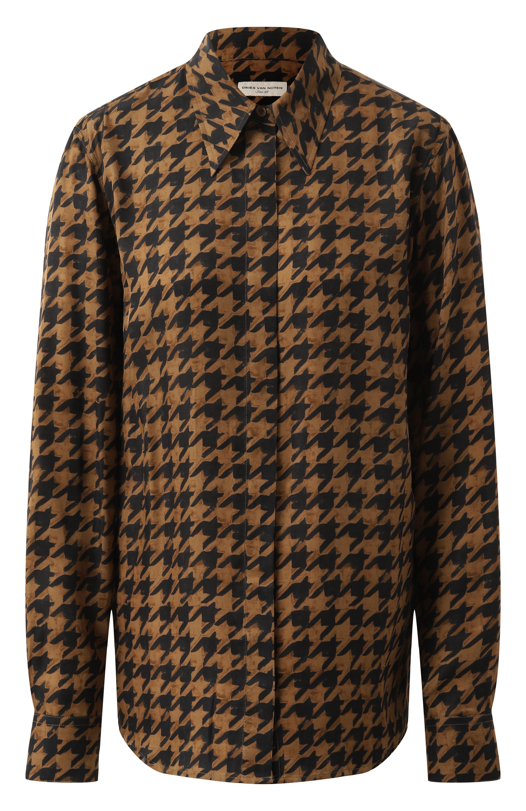 Рубашка из вискозы DRIES VAN NOTEN, арт. 242-010707-9088, фото 1