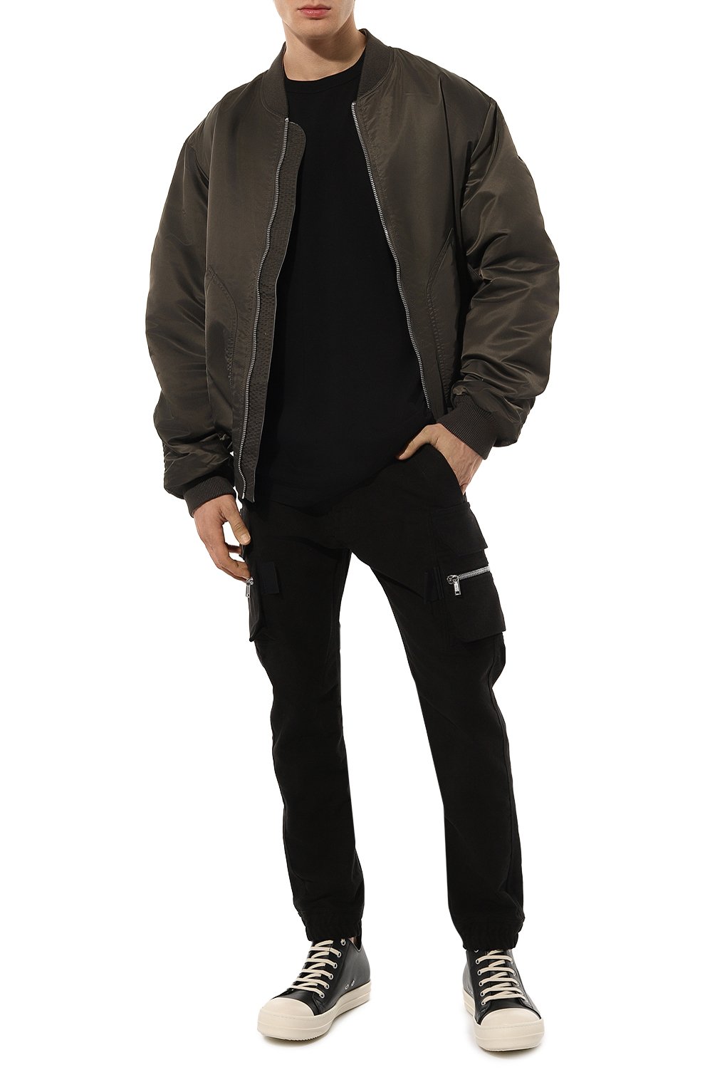 Хлопковый лонгслив RICK OWENS, арт. RU02C7266/JA, фото 2