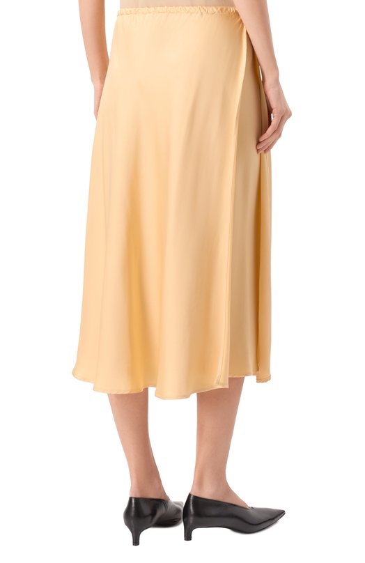 Юбка из вискозы Jil Sander J02MA0269-J65022 Бежевый  J02MA0269-J65022 Фото 4