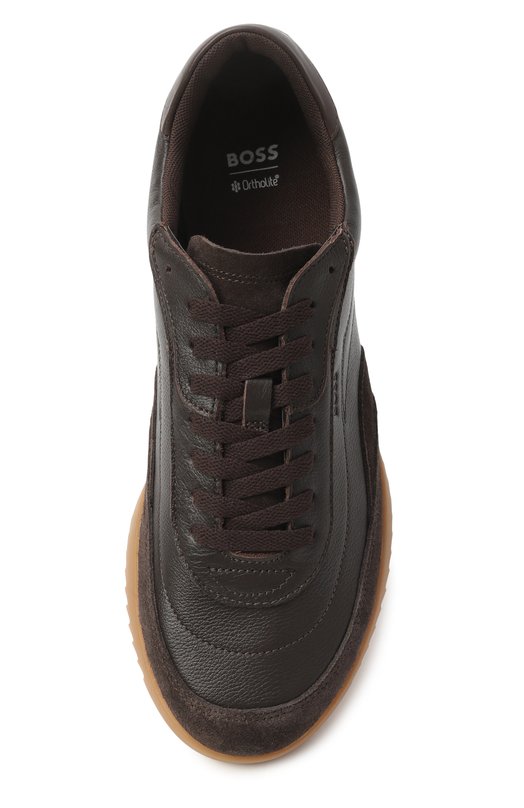 Кожаные кроссовки Careton BOSS 50552888 Коричневый  50552888 Фото 6