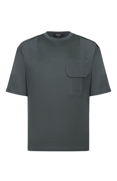Мужская хлопковая футболка ZILLI, арт. TSR020M0107V00000