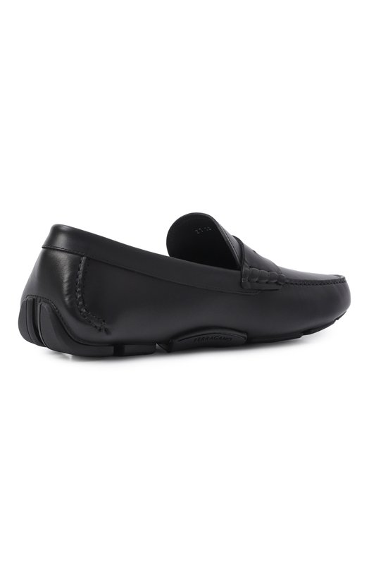 Кожаные мокасины Ferragamo 02A688/789 Чёрный  02A688/789 Фото 4