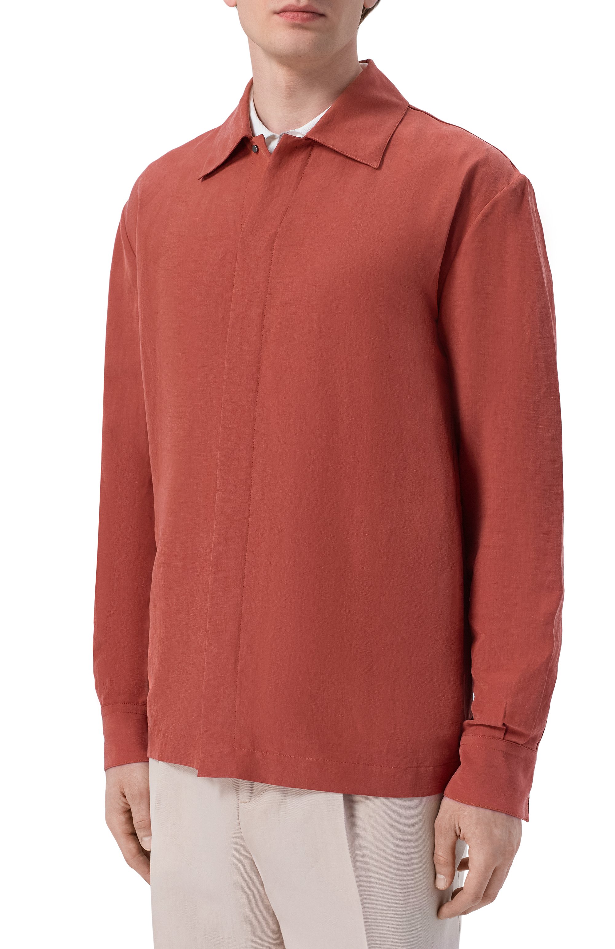 Куртка-рубашка изо льна и шелка MVST, арт. M26.2PM.B007/F159 LISITEA-LINEN/SILK, фото 3