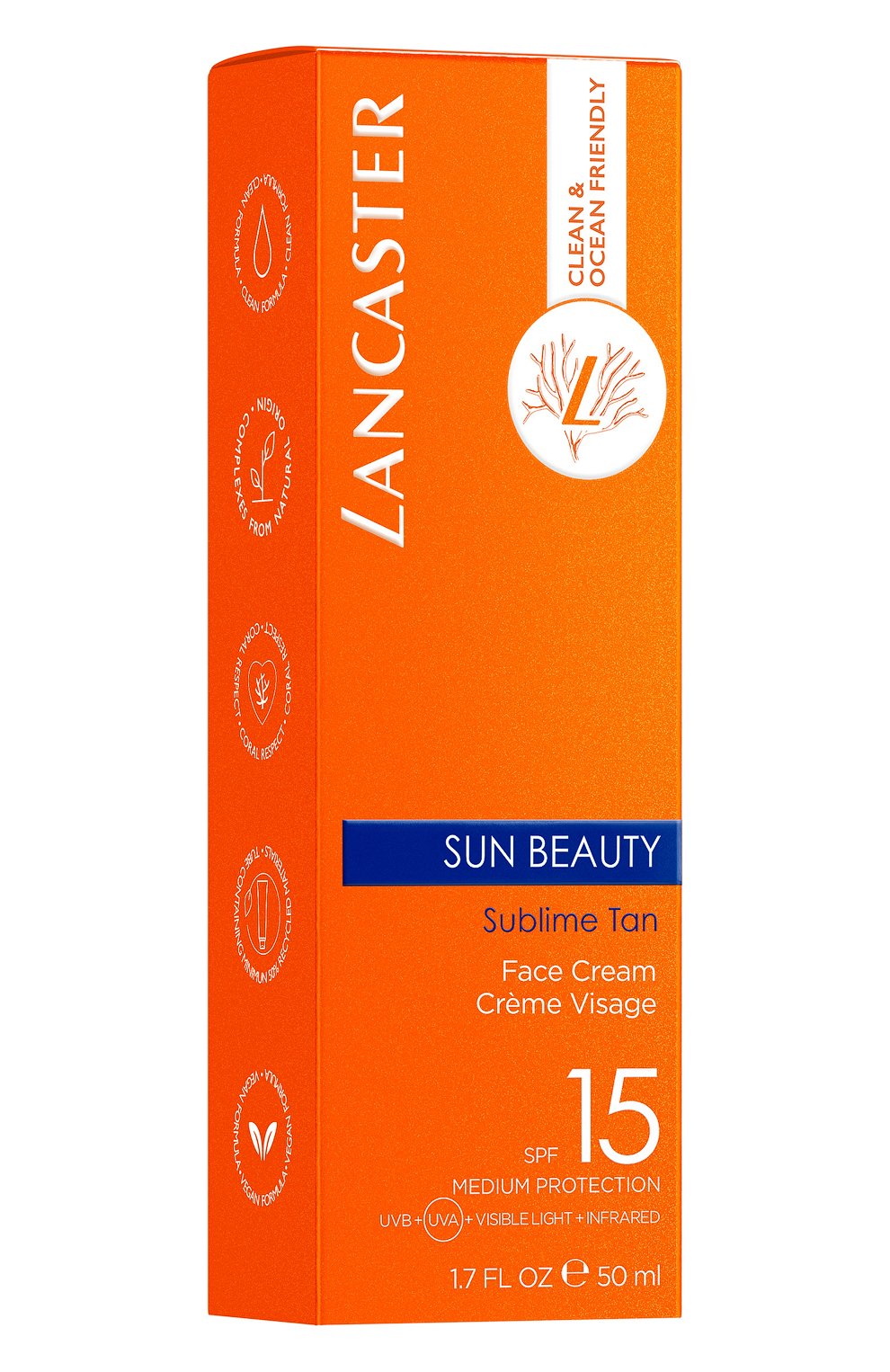 Легкий крем для лица сияющий загар sun beauty sublime tan face cream spf15 (50ml) LANCASTER, арт. 3616302022496, фото 4