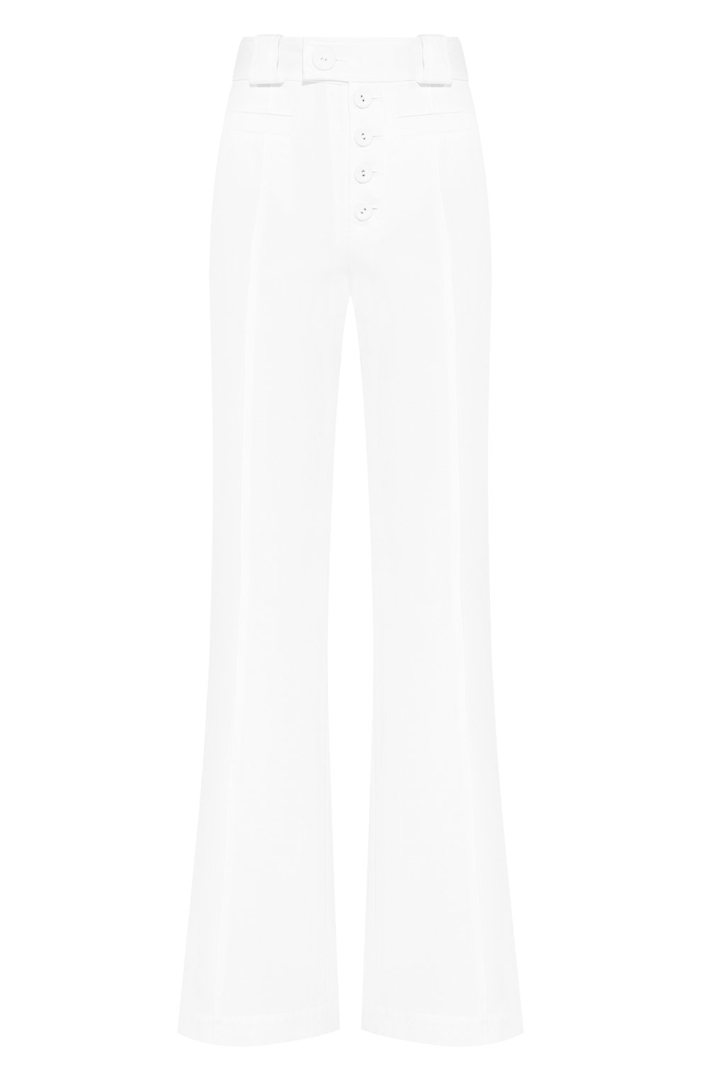 Хлопковые брюки PROENZA SCHOULER белого цвета по цене 79950 руб., арт. R1916004-AC090, фото 1 Хлопковые брюки PROENZA SCHOULER, арт. R1916004-AC090, фото 1