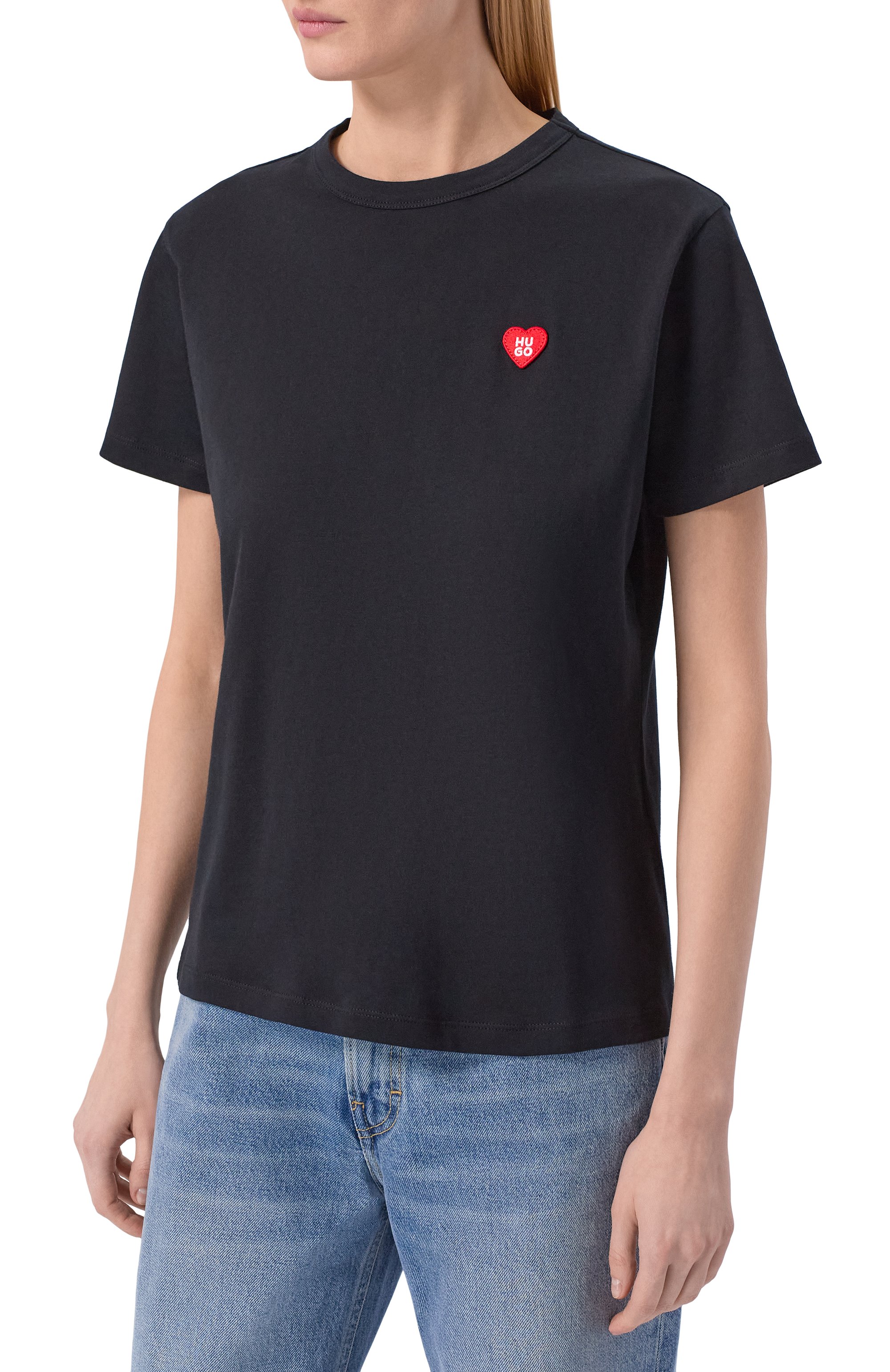 Хлопковая футболка HUGO, арт. 50562145, фото 3