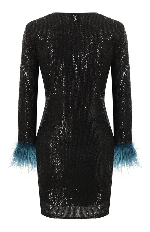 Платье с отделкой пайетками Patrizia Pepe Чёрный, фото 2
