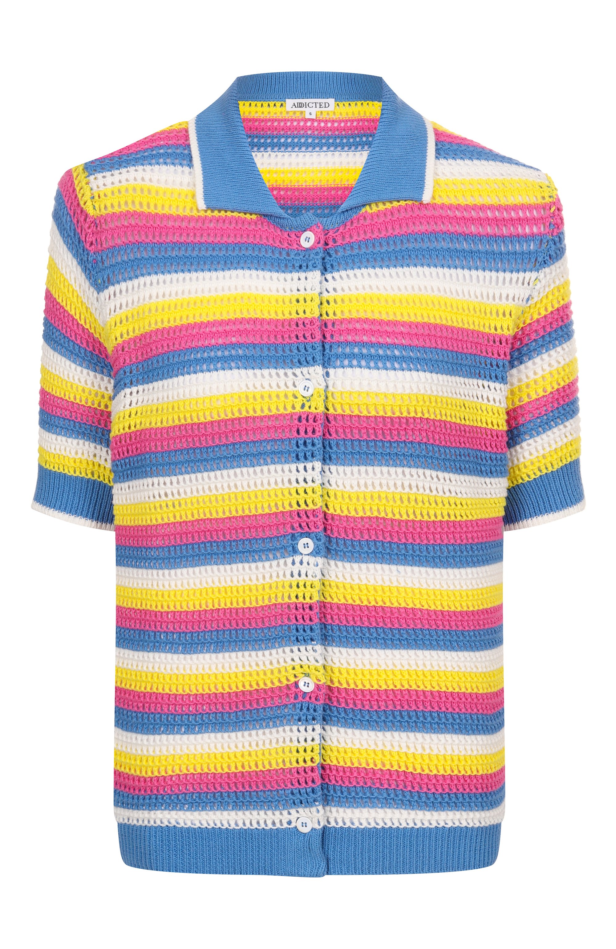 Хлопковый кардиган ADDICTED разноцветного цвета по цене 19600 руб., арт. TS2508.2130-2128, фото 1 Хлопковый кардиган ADDICTED, арт. TS2508.2130-2128, фото 1