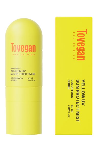 Солнцезащитный спрей для лица spf50+pa+++ yellow uv sun protect mist (60ml) TOVEGAN бесцветного цвета по цене 4200 руб., арт. 8809537880251, фото 2 Солнцезащитный спрей для лица spf50+pa+++ yellow uv sun protect mist (60ml) TOVEGAN, арт. 8809537880251, фото 2