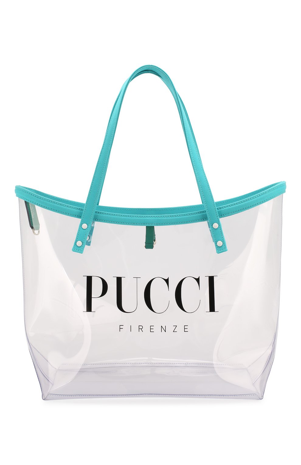 Сумка-тоут EMILIO PUCCI голубого цвета по цене 79950 руб., арт. 9HBC53/9H085, фото 1 Сумка-тоут EMILIO PUCCI, арт. 9HBC53/9H085, фото 1