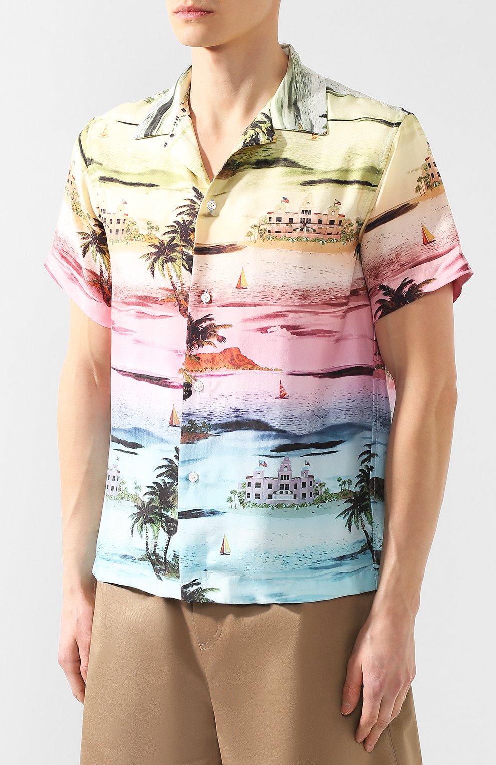 Шелковая рубашка AMIRI, арт. MWSSB-BHH, фото 3