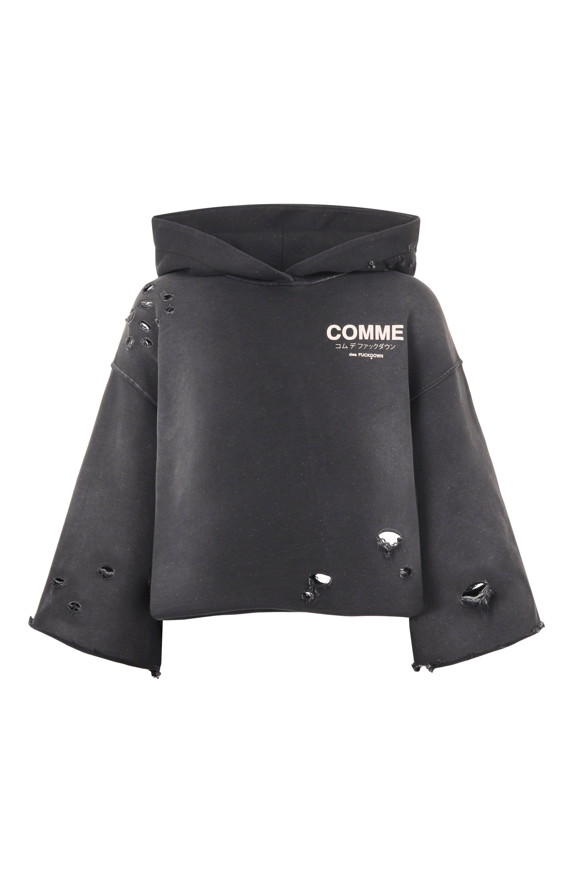 Хлопковое худи COMME DES FUCKDOWN, арт. CFABW01235, фото 1