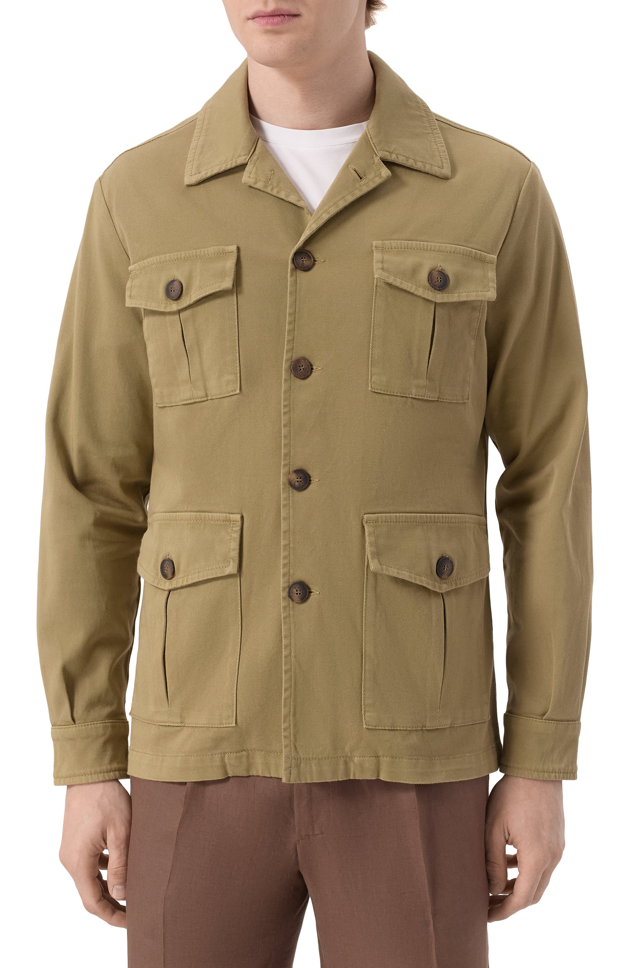 Хлопковая куртка-рубашка GRAN SASSO, арт. 78189/50302, фото 3