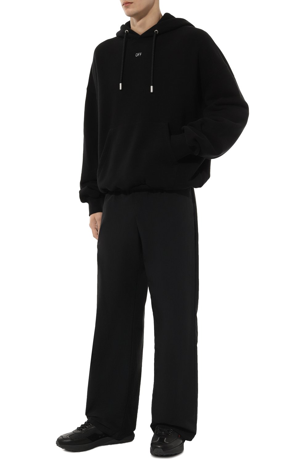 Хлопковое худи OFF-WHITE, арт. 0MBB118C99FLE001, фото 2