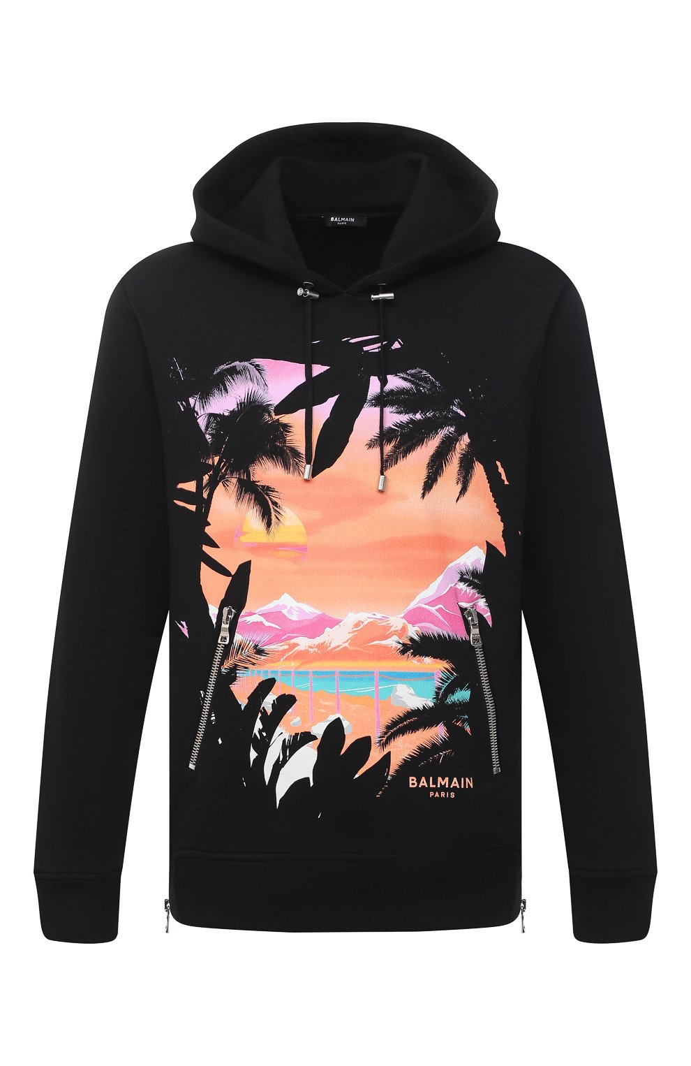 Хлопковое худи BALMAIN, арт. VH1JR020/G042, фото 1