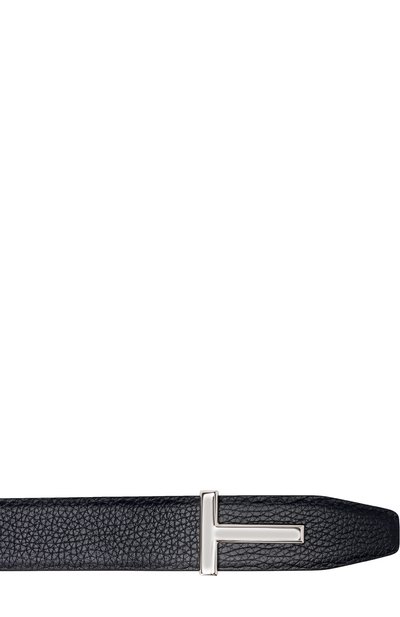 Кожаный ремень TOM FORD темно-синего цвета по цене 77900 руб., арт. TB178P-CL8, фото 3 Кожаный ремень TOM FORD, арт. TB178P-CL8, фото 3