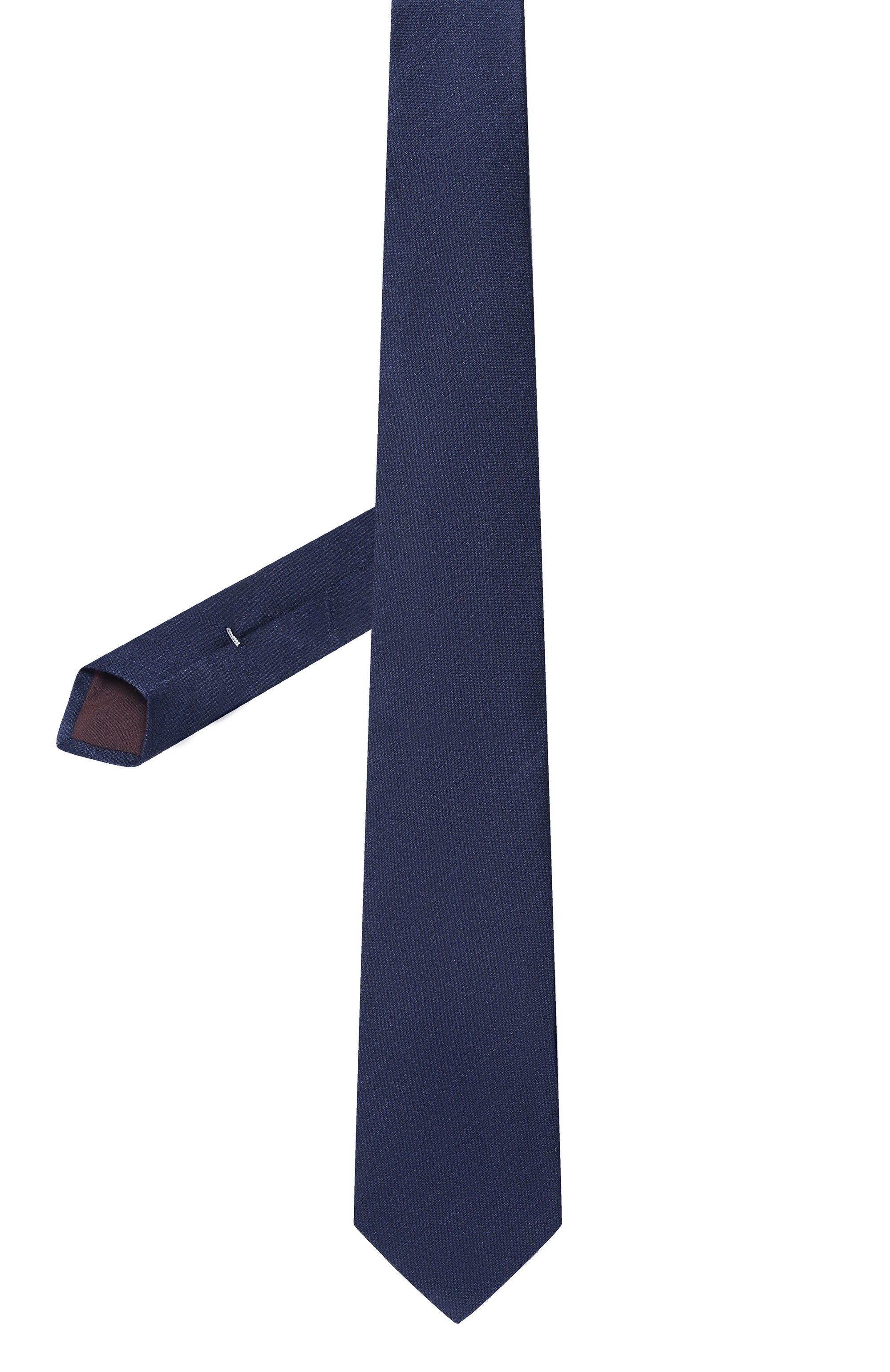 Галстук из хлопка и льна CANALI, арт. 18/HJ04183, фото 3