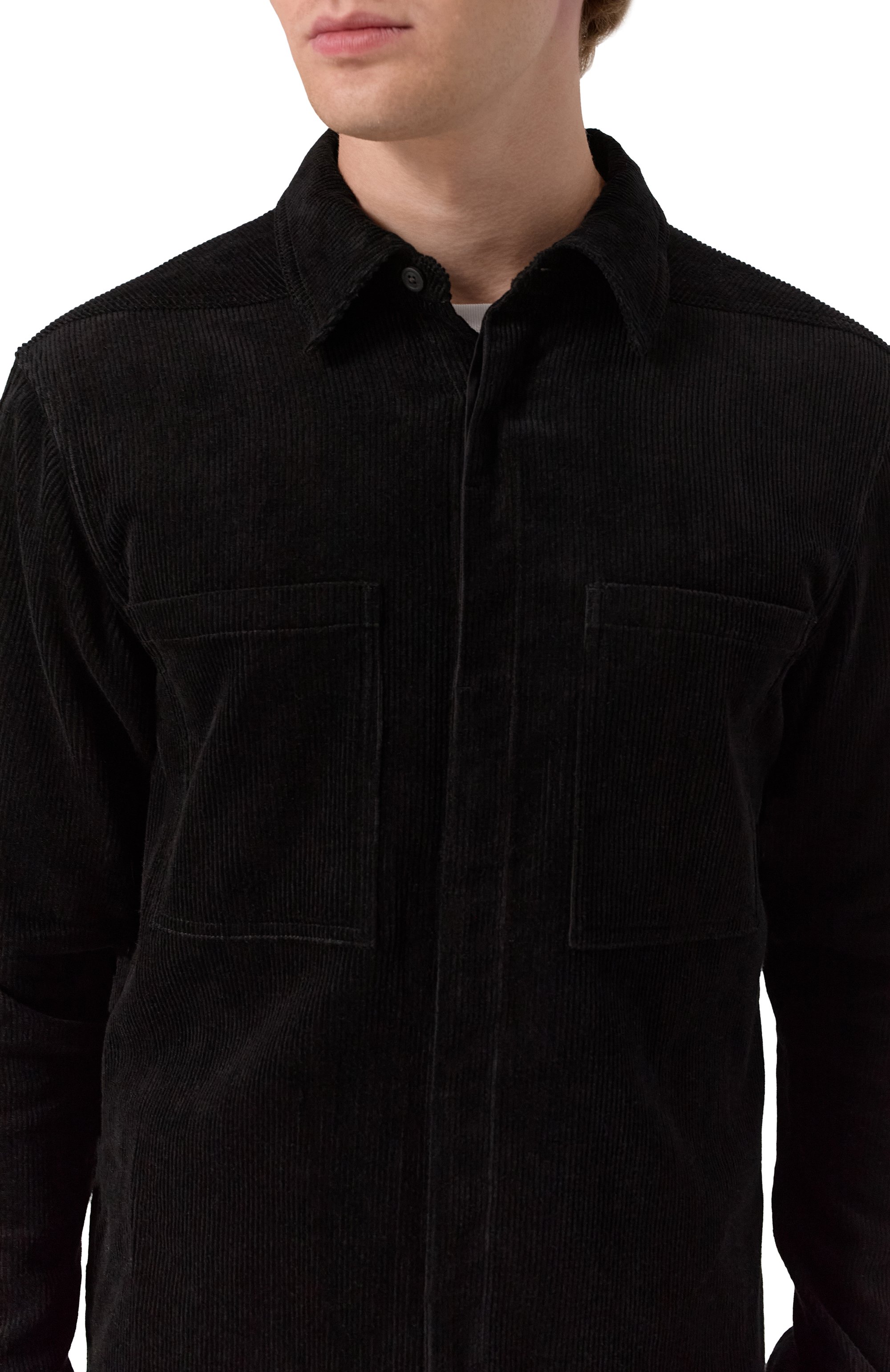 Вельветовая рубашка RICK OWENS, арт. RU02E1292/MLC9, фото 5