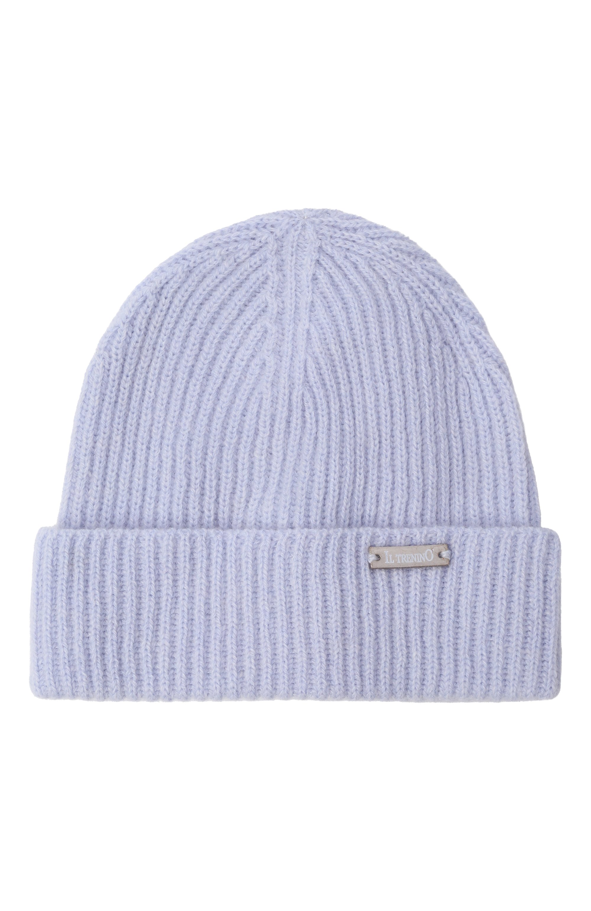 Шапка из шерсти и кашемира IL TRENINO голубого цвета по цене 7230 руб., арт. MB 6163-B, фото 1 Шапка из шерсти и кашемира IL TRENINO, арт. MB 6163-B, фото 1