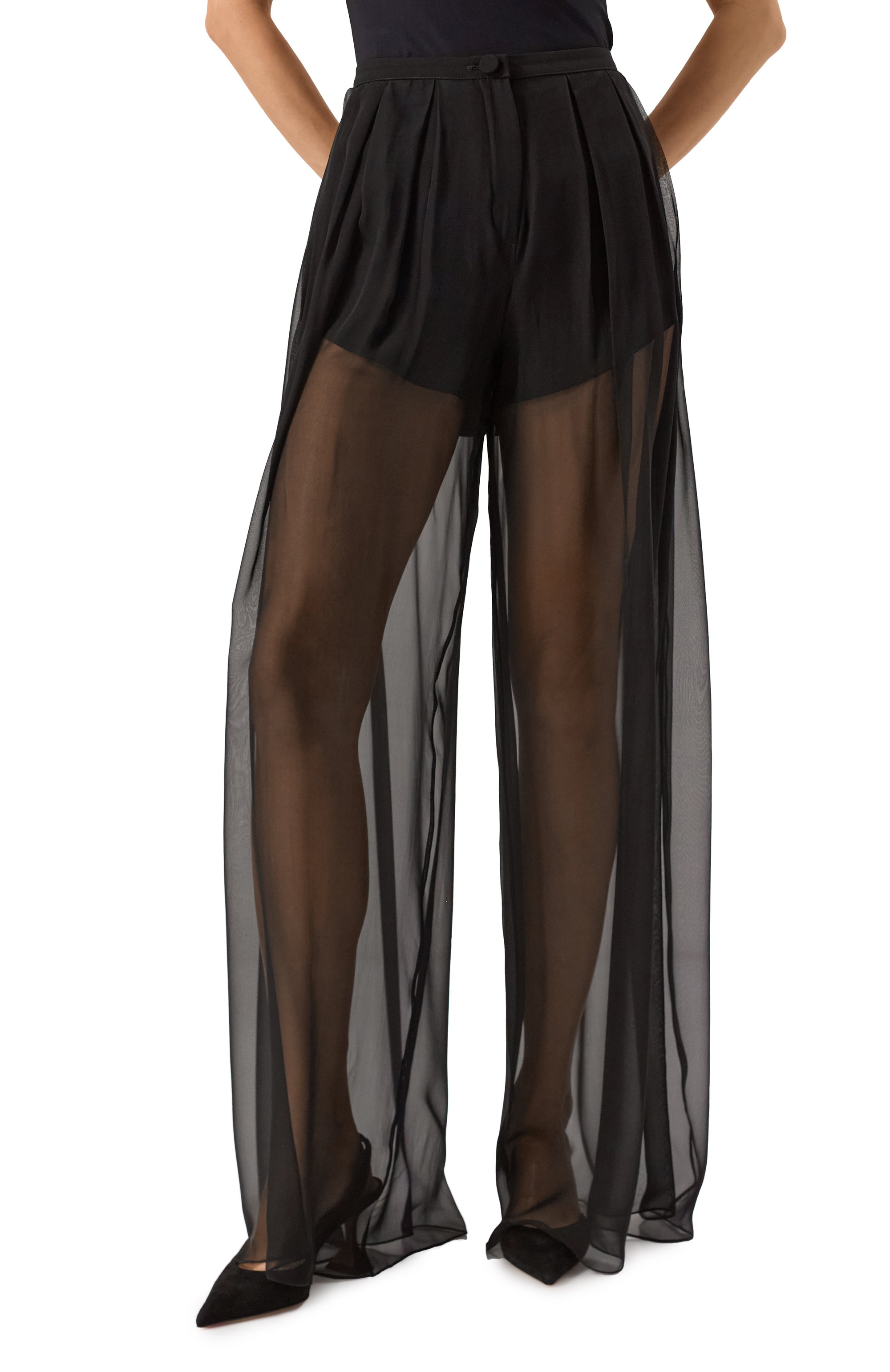 Шелковые брюки ZUHAIR MURAD, арт. RTR25031/CHSI028, фото 3