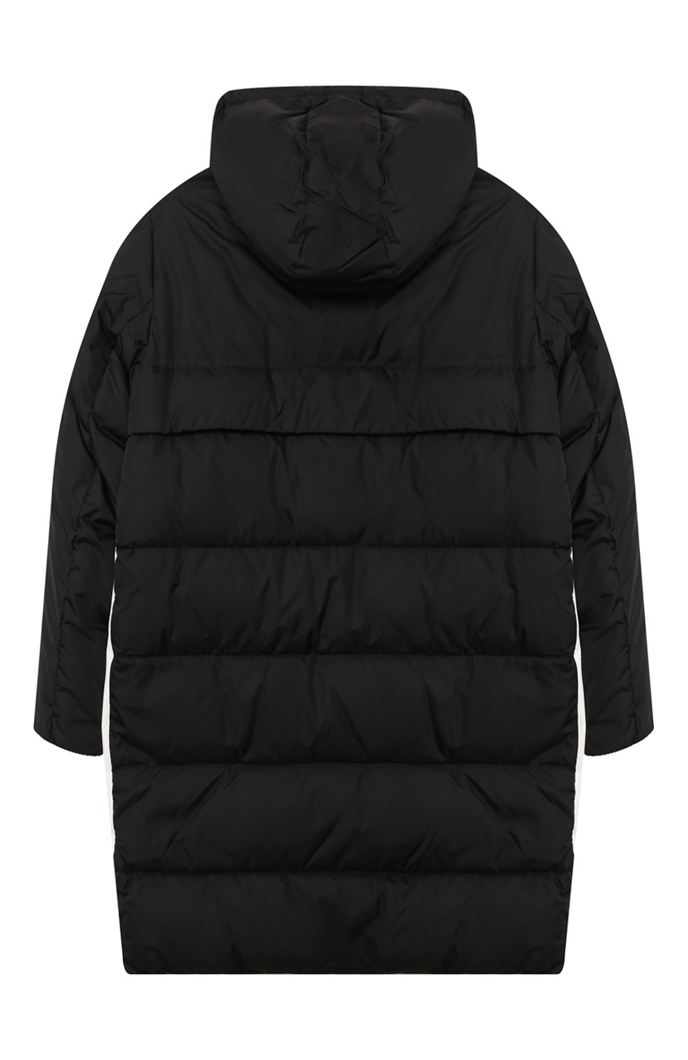 Пуховое пальто MONCLER черного цвета по цене 85150 руб., арт. F2-954-1C503-20-68352/8-10A, фото 2 Пуховое пальто MONCLER, арт. F2-954-1C503-20-68352/8-10A, фото 2