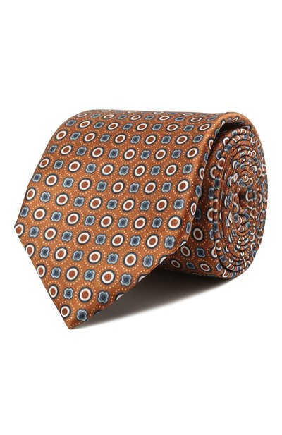 Мужской шелковый галстук CORNELIANI, арт. 87U306-1120330/00