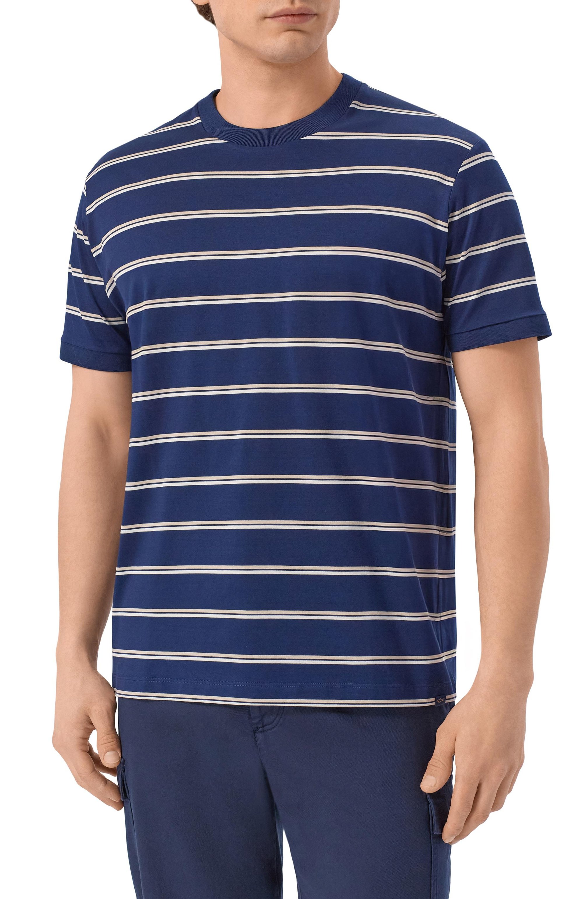 Хлопковая футболка PAUL&SHARK, арт. 26411009_001, фото 3