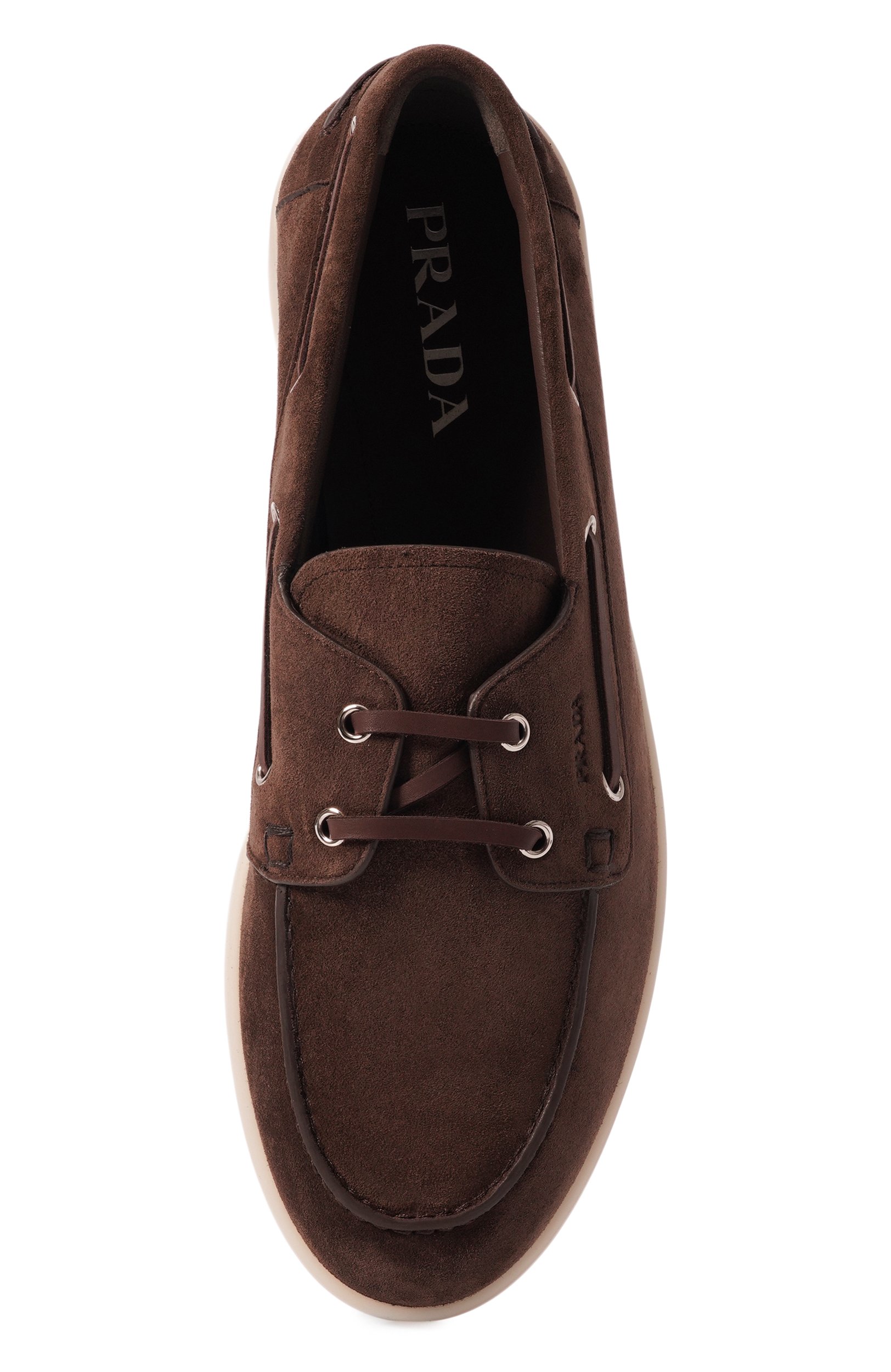 Замшевые топсайдеры PRADA, арт. 2EG503F/G001103, фото 5