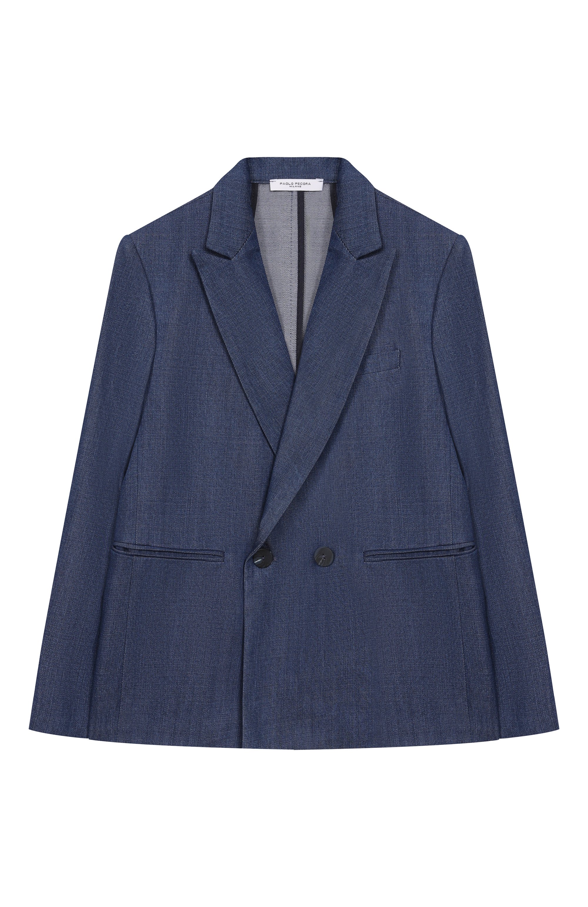 Пиджак PAOLO PECORA MILANO синего цвета по цене 31050 руб., арт. PP3956/6-12, фото 1 Пиджак PAOLO PECORA MILANO, арт. PP3956/6-12, фото 1