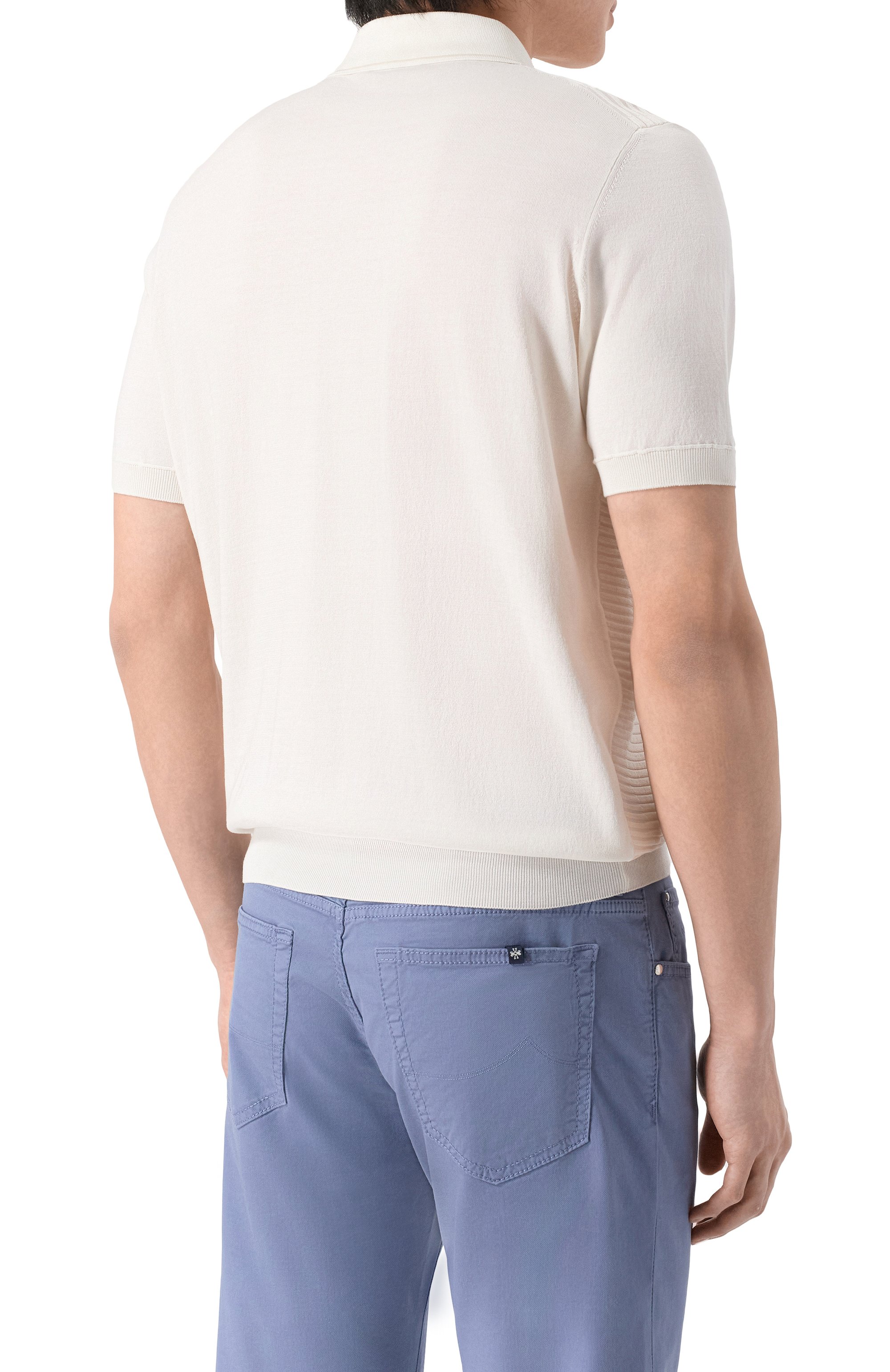 Поло из шелка и хлопка STEFANO RICCI, арт. K818104P31/F26170, фото 4