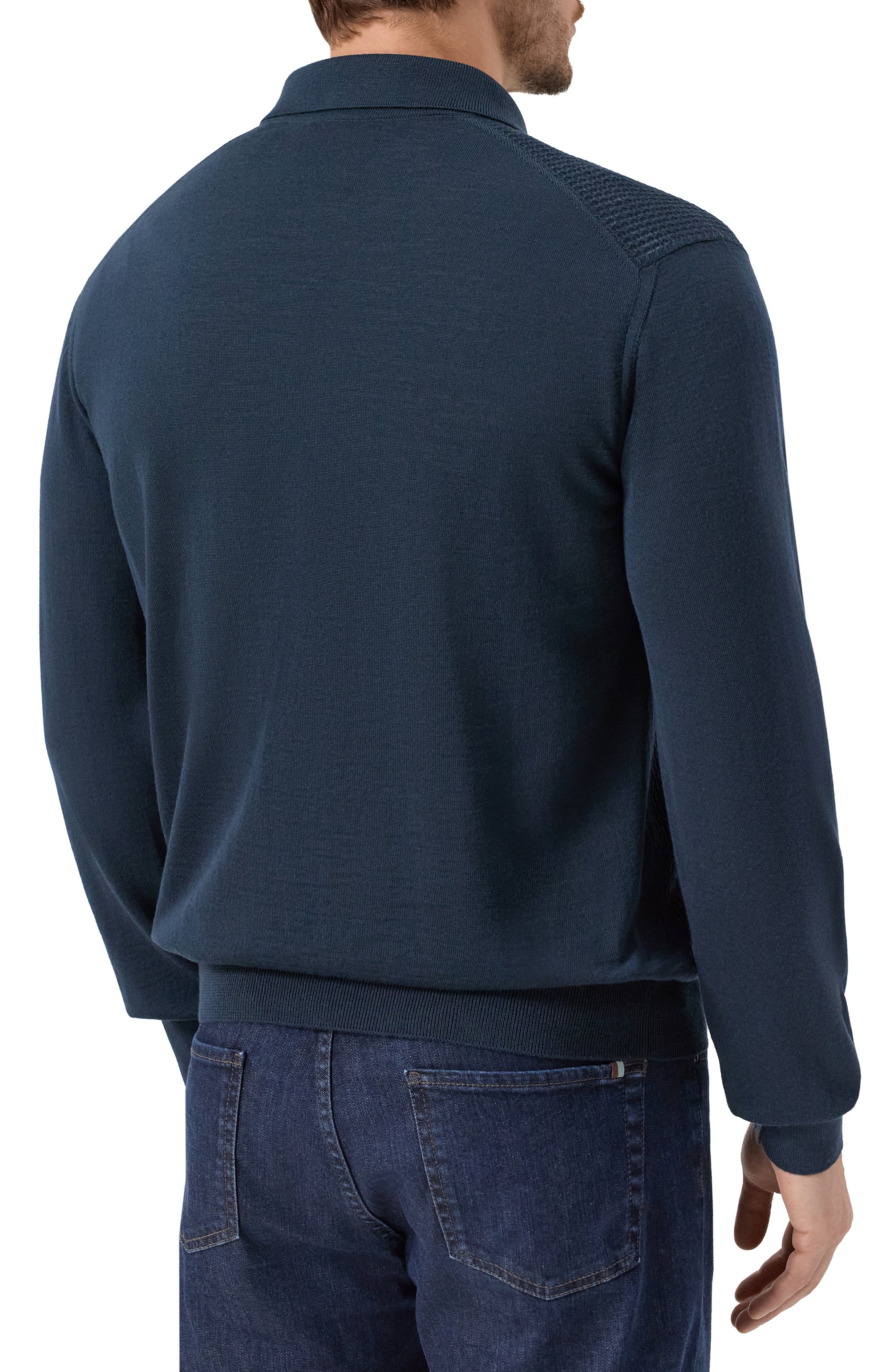 Шерстяное поло CORNELIANI, арт. 26M561-2625196, фото 4