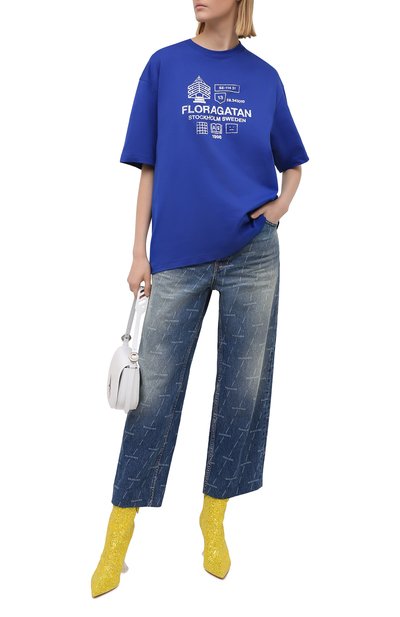 Хлопковая футболка ACNE STUDIOS, арт. CL0084/W, фото 2