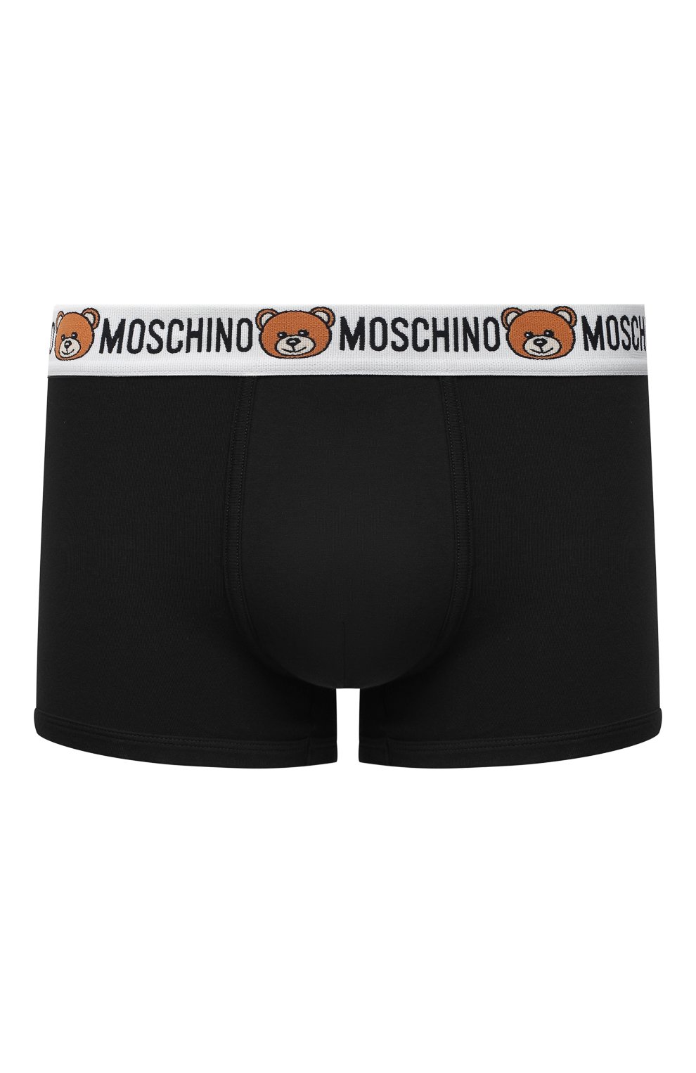 Хлопковые боксеры MOSCHINO черного цвета по цене 4250 руб., арт. A4732/8119, фото 1 Хлопковые боксеры MOSCHINO, арт. A4732/8119, фото 1