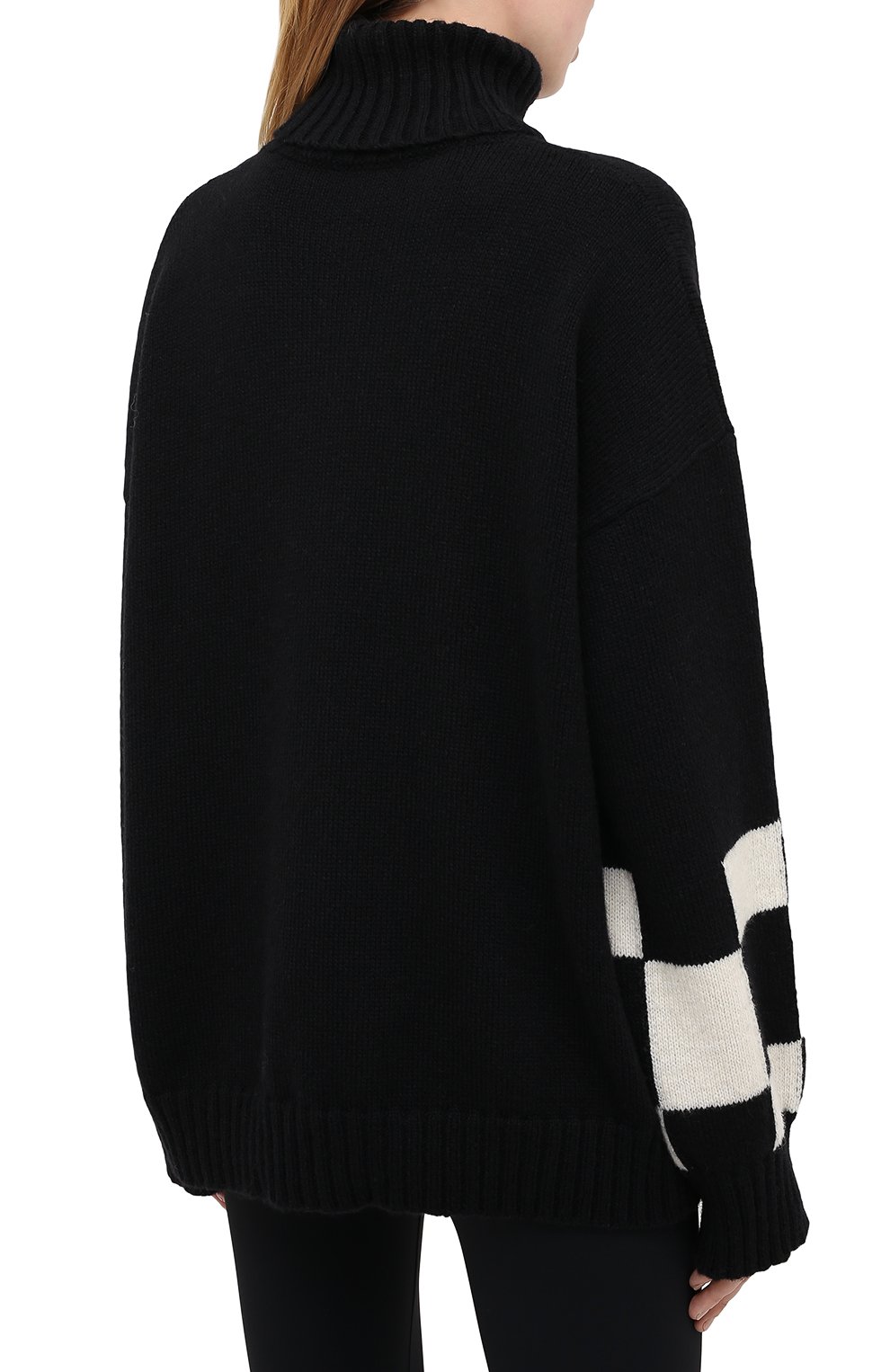 Свитер OFF-WHITE черного цвета по цене 75050 руб., арт. 0WHF008E20KNI0021055, фото 4 Свитер OFF-WHITE, арт. 0WHF008E20KNI0021055, фото 4